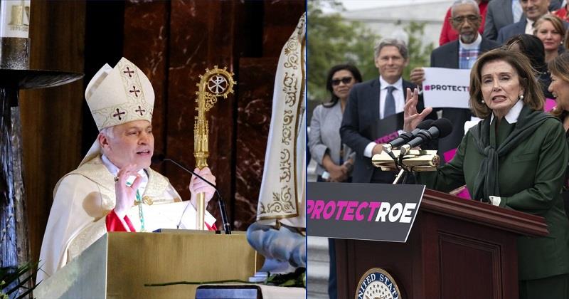 Archbishop applies ‘Church teaching’; House Speaker Nancy Pelosi barred from receiving Holy Communion