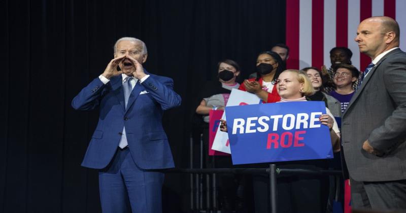 Biden vows to legalize abortion in bid to overcome low popularity