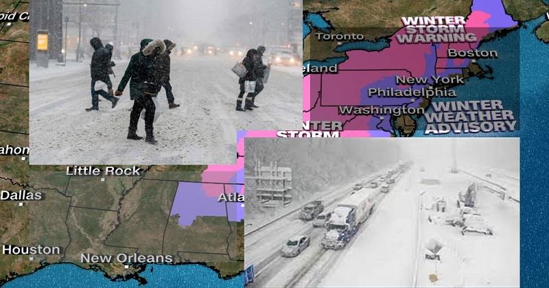 ‘Bombogenesis’, snowstorm hits US East Coast