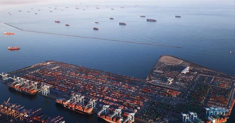 Container ships stuck at various ports, causes supply delays, drive up costs