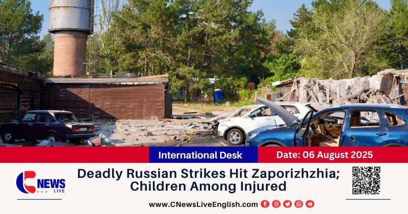Russian Onslaught on Zaporizhzhia Claims Lives of Two, Injures Ten; Four Children Among Victims