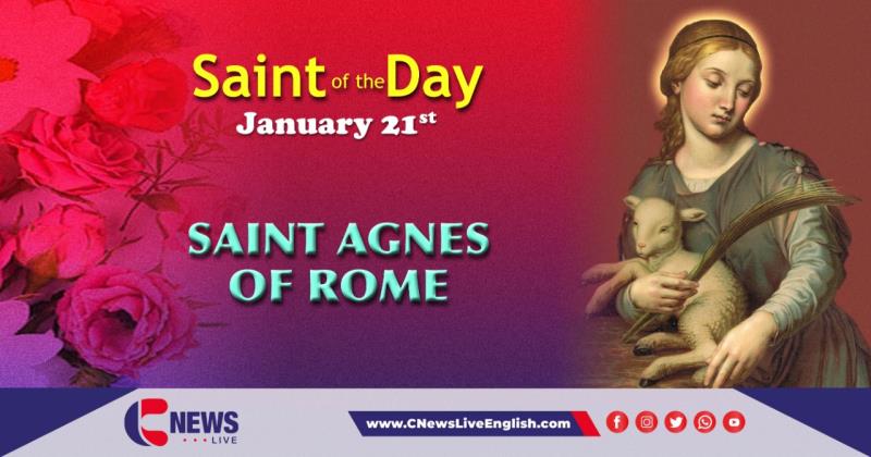 Saint Agnes of Rome; patron saint of girls, chastity, virgins and victims of sex abuse