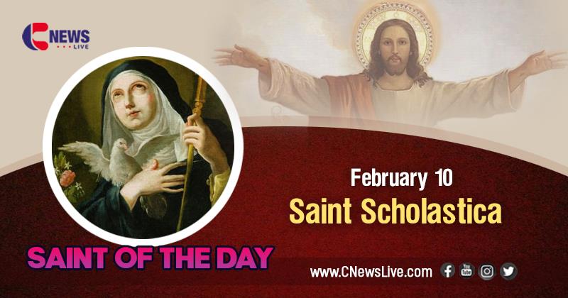 Saint Scholastica, Twin sister of Saint Benedict : Saint of the Day, February 10