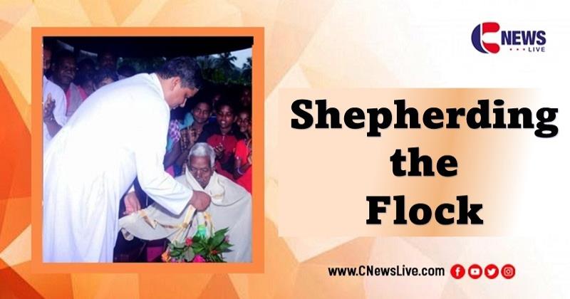 The Shepherd with his flock; Mar Joseph Pamplany visits Adivasi community