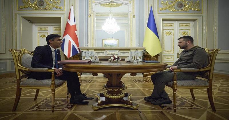 UK Prime minister Rishi Sunak visited Kyiv, boosts defense aid