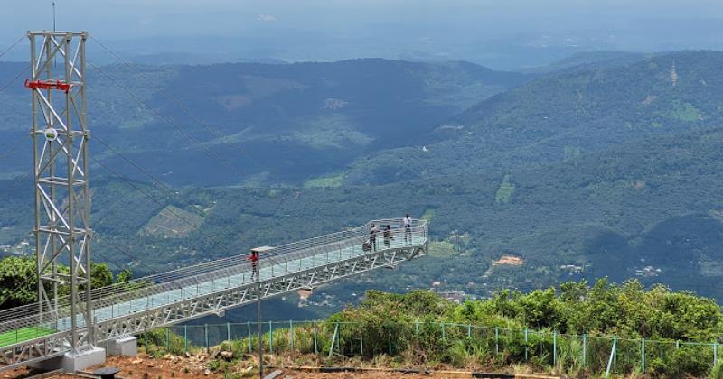 Vagamon, Kerala's Scenic Gem, Offers an Exciting Attraction: India's Longest Cantilever Glass Bridge